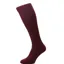HJ77Burgundy Wool Knee High